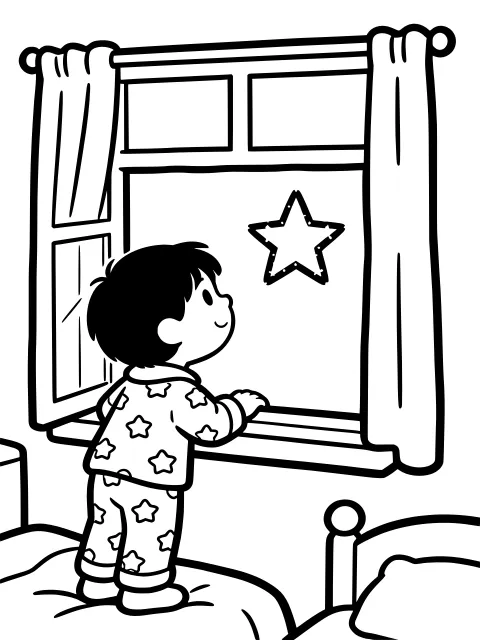 How I wonder what you are colouring page
